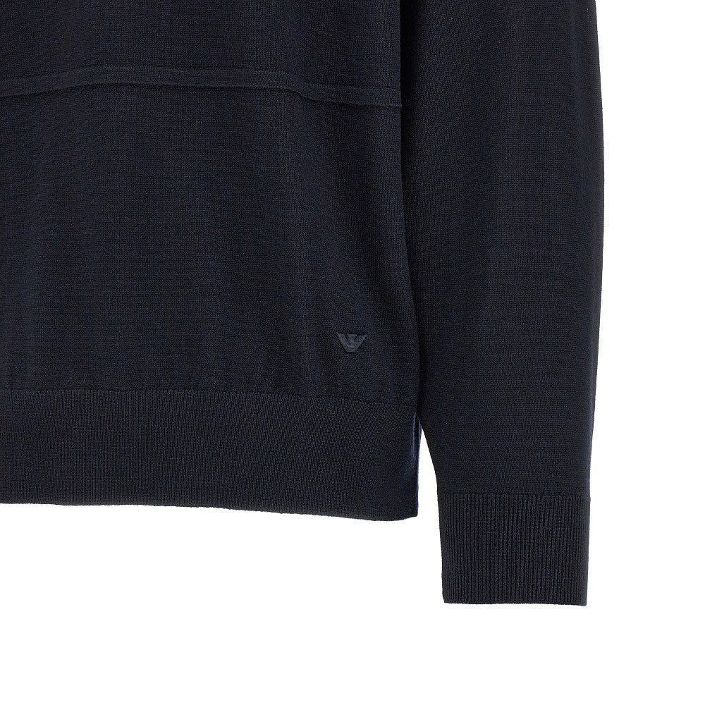 Three-shade wool sweater