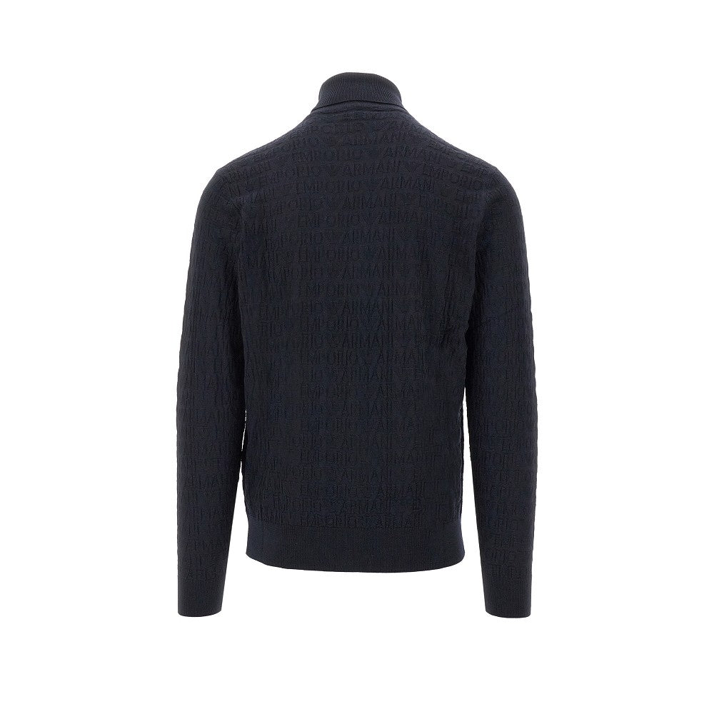 Chevron wool crewneck sweater