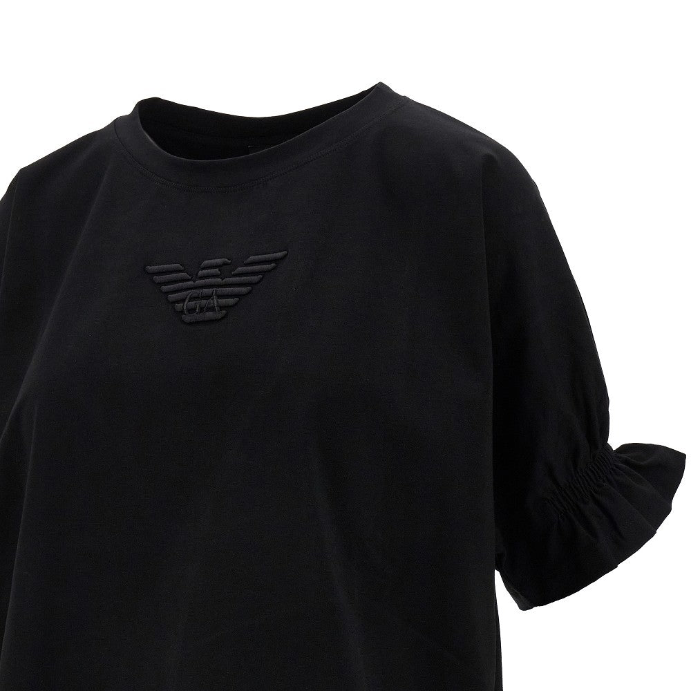T-shirt in jersey stretch con ricamo Eagle
