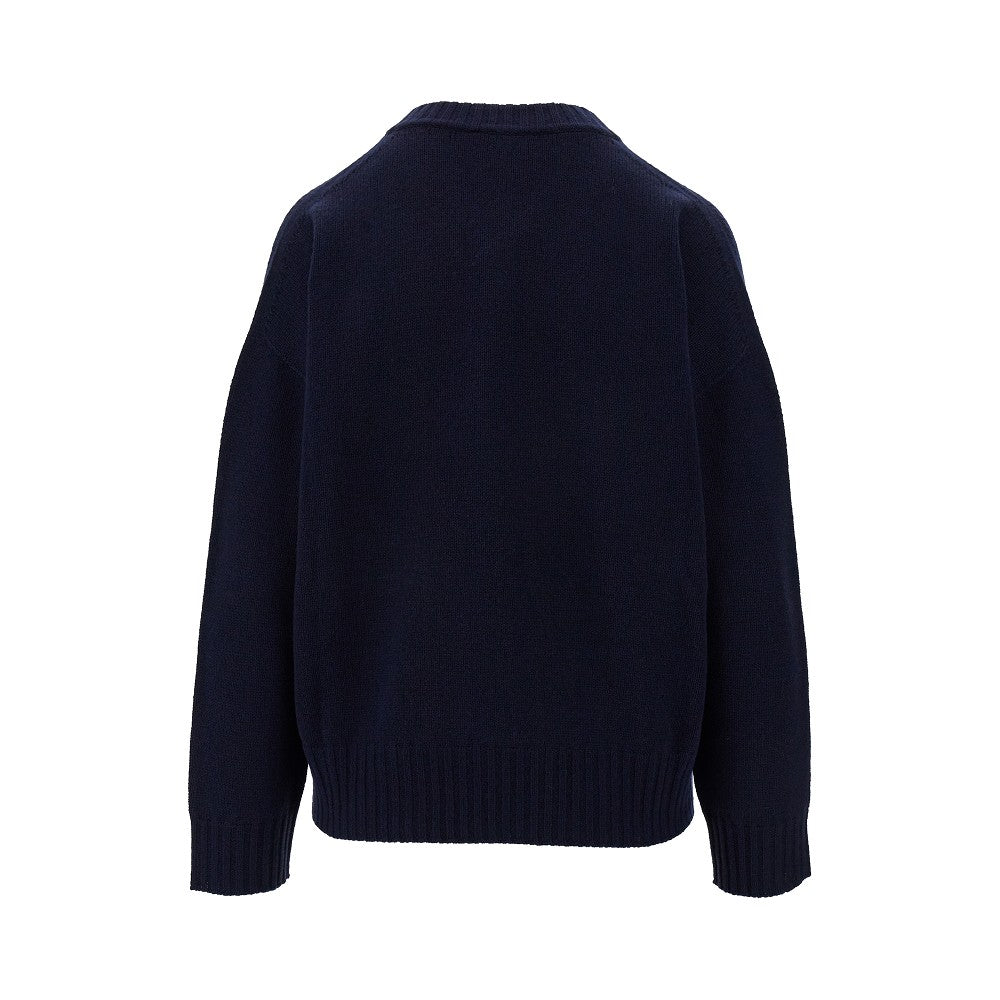 Wool and cashmere sweater