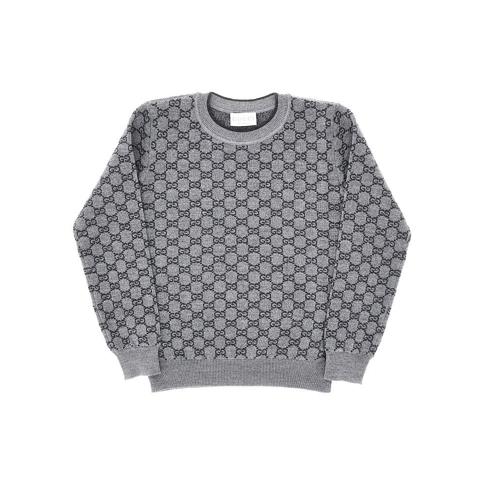 GG jacquard wool sweater