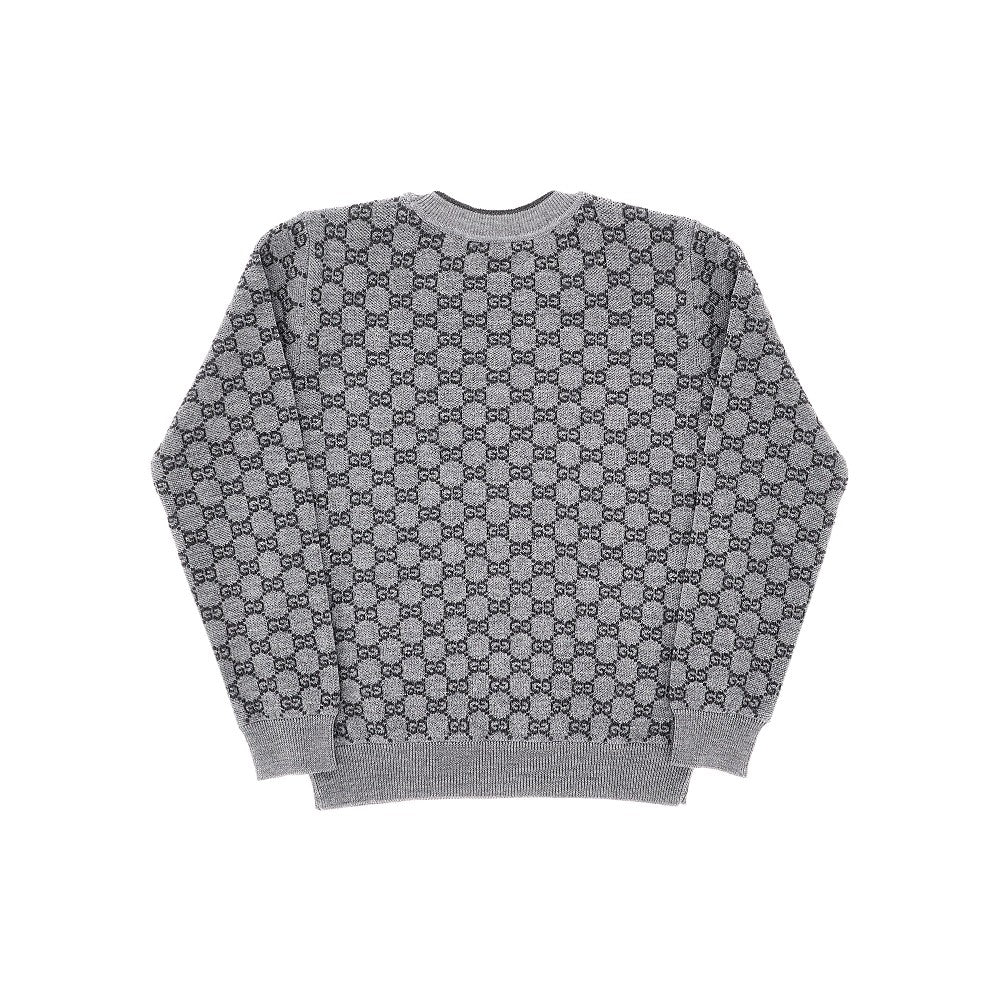 GG jacquard wool sweater