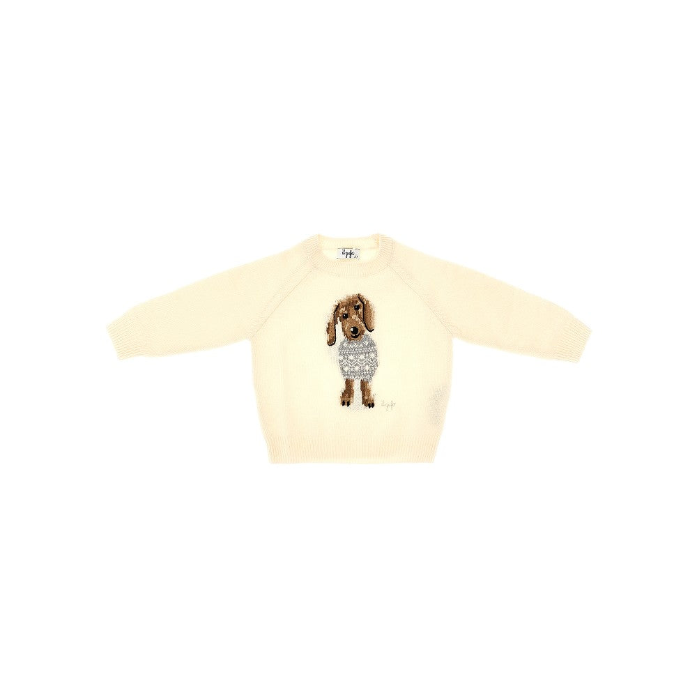 Virgin wool yarn sweater