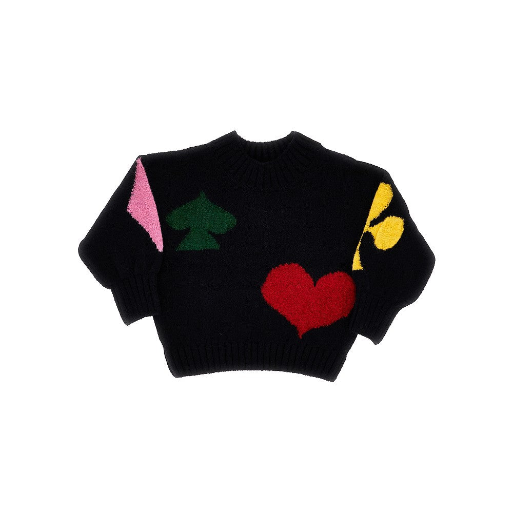 Pullover in misto lana jacquard 'Bobo Joker'