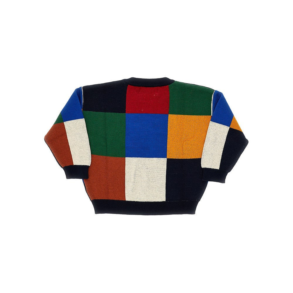 Pullover multicolore 'Tiles'
