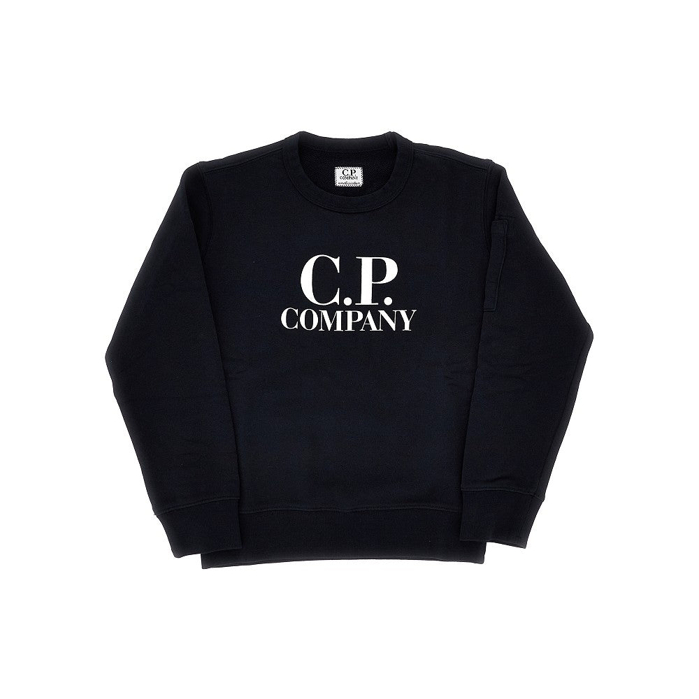 Crewneck sweatshirt with logo print