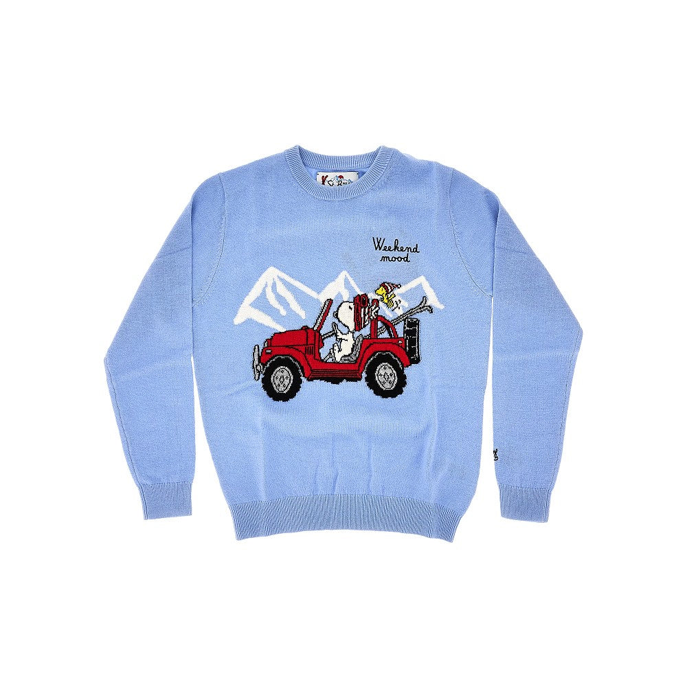 Knitted sweater with Peanuts™ motif