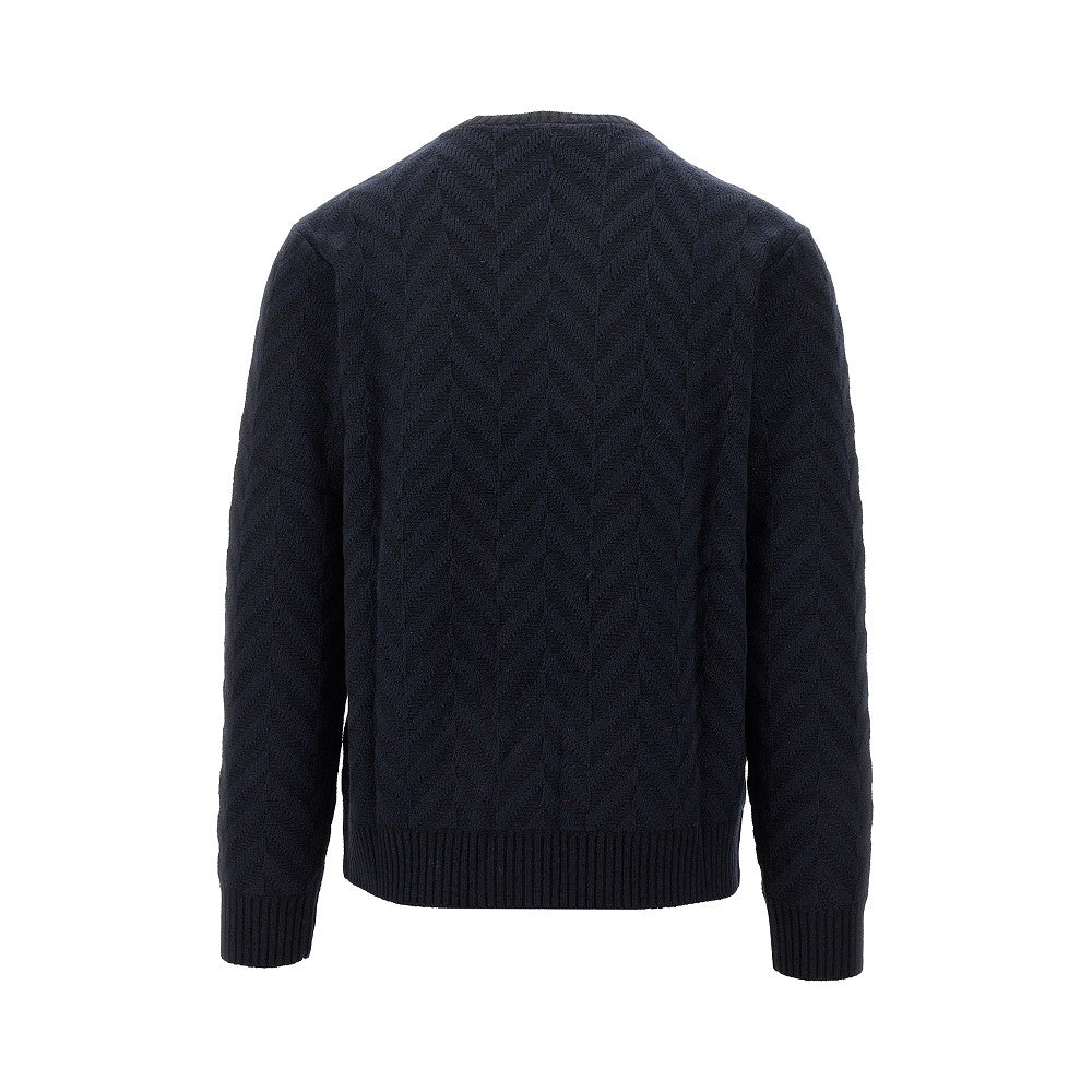 Pullover in lana jacquard ICON