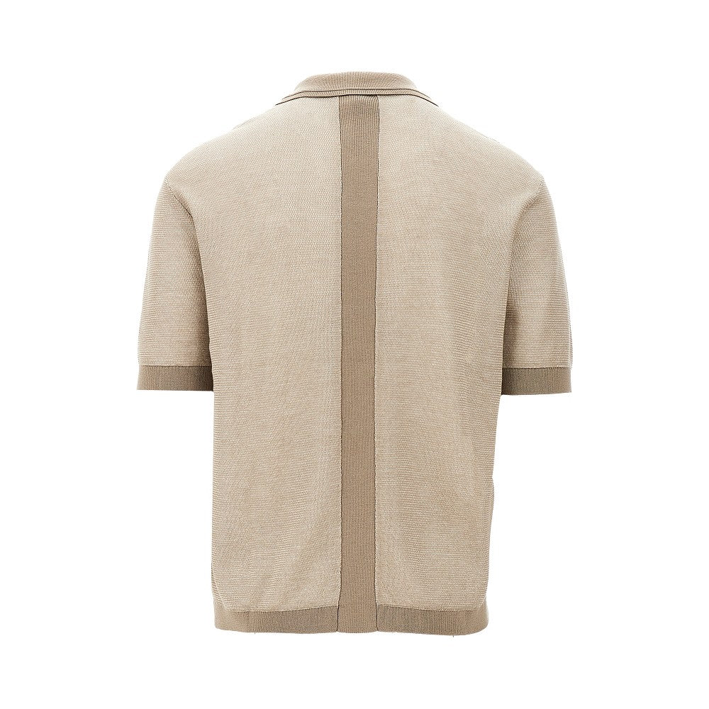 ASV knitted polo shirt