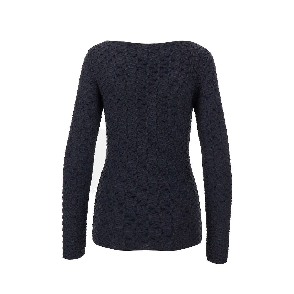 3D motif jersey T-shirt