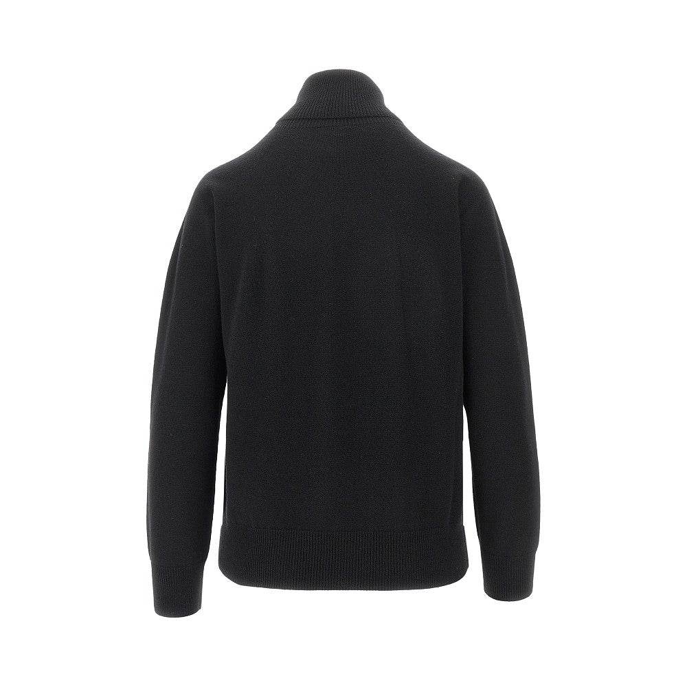 Pullover a collo alto in cachemire