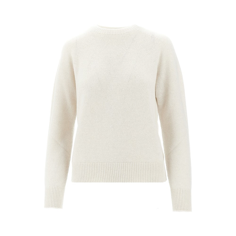 Pullover girocollo in cachemire