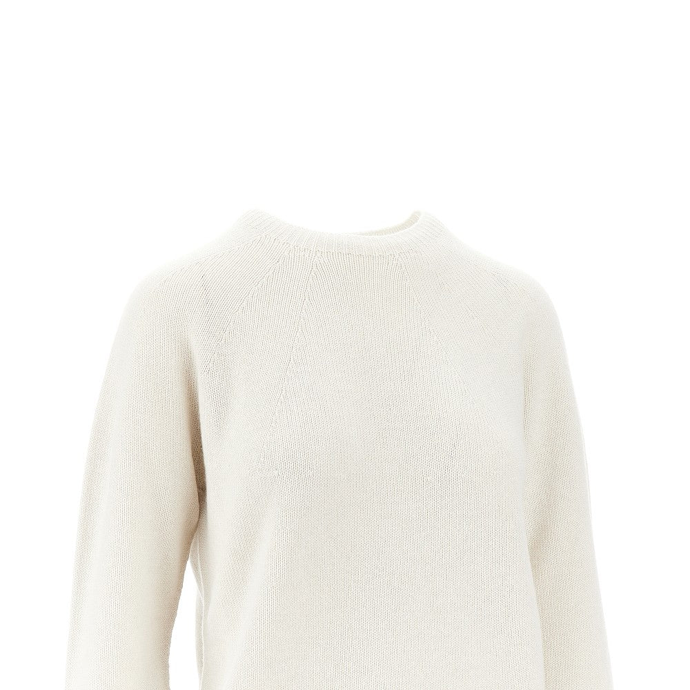 Pullover girocollo in cachemire