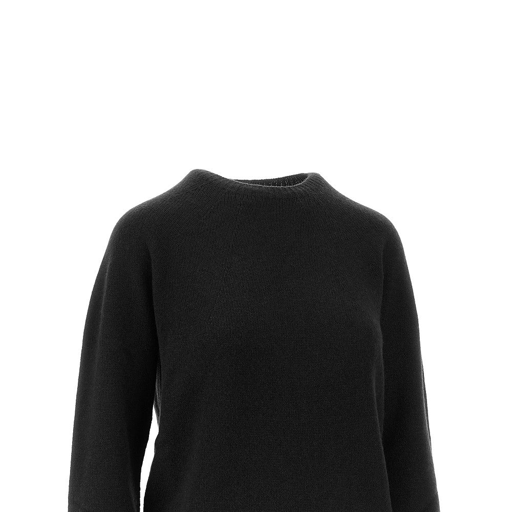 Pullover girocollo in cachemire