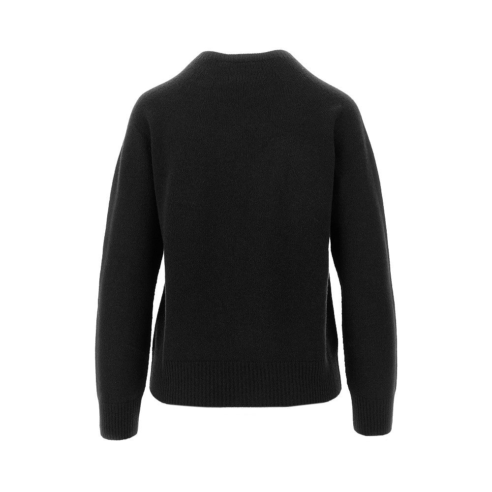 Pullover girocollo in cachemire