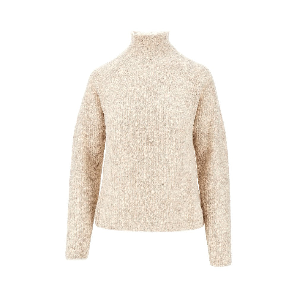 Alpaca-blend turtleneck sweater
