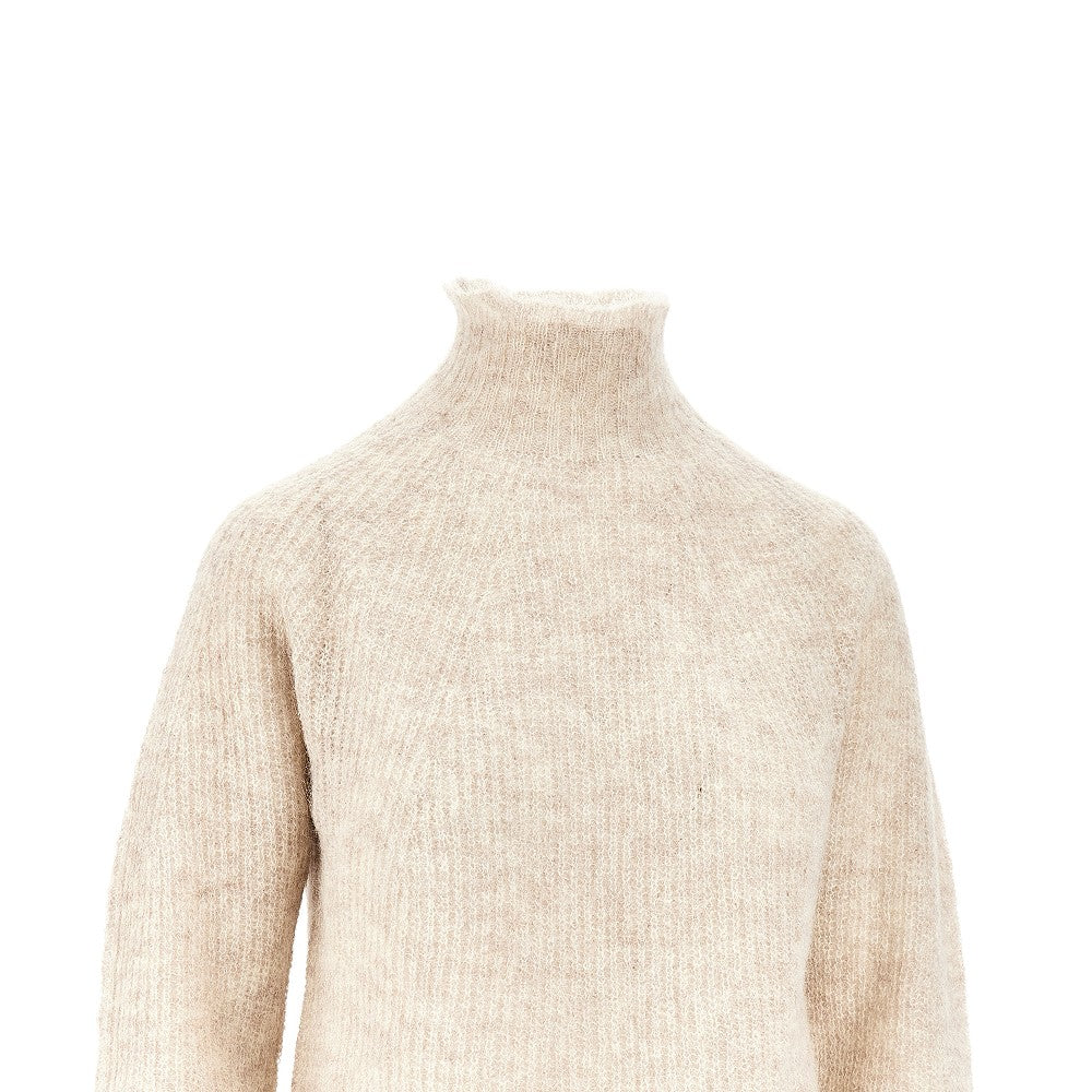 Alpaca-blend turtleneck sweater