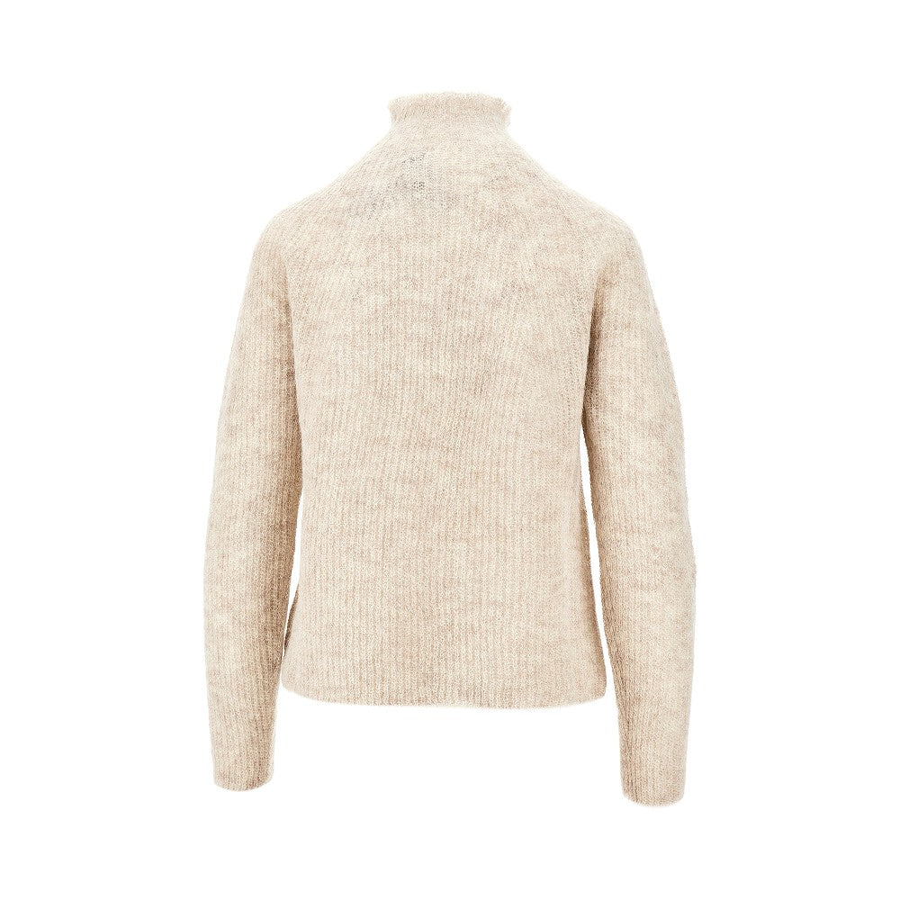 Alpaca-blend turtleneck sweater