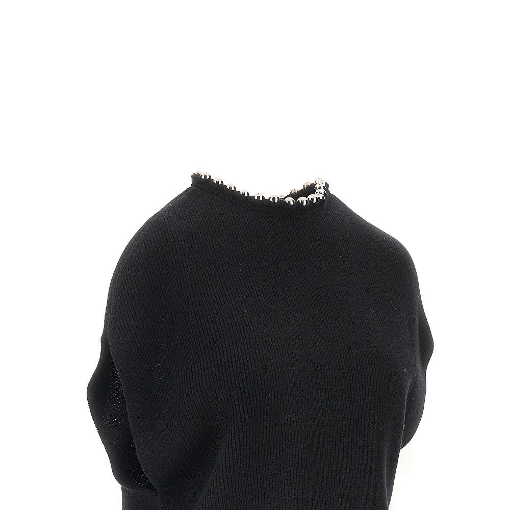 Gilet in misto cachemire con sfere
