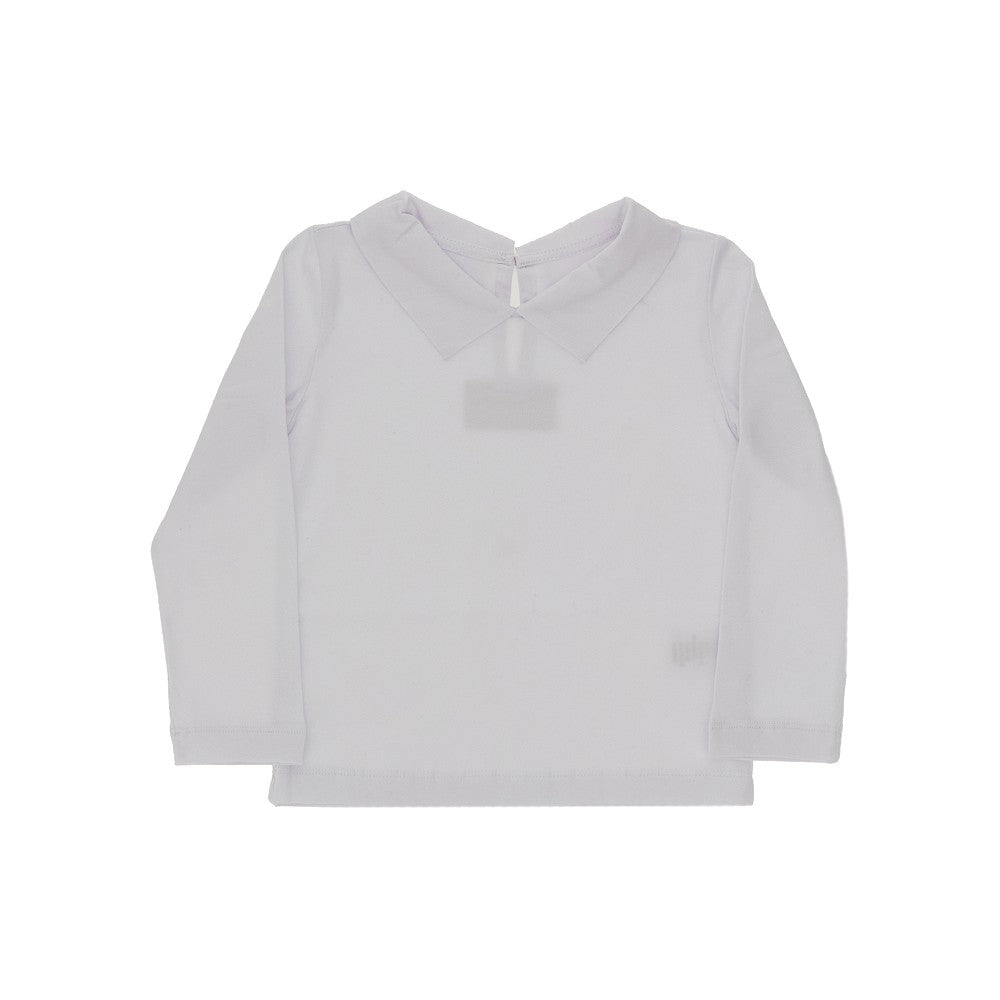 Jersey t-shirt with collar