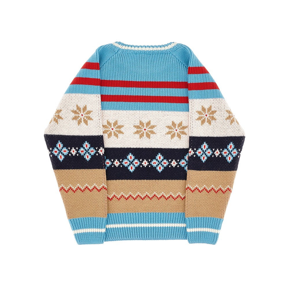 Pullover in lana jacquard