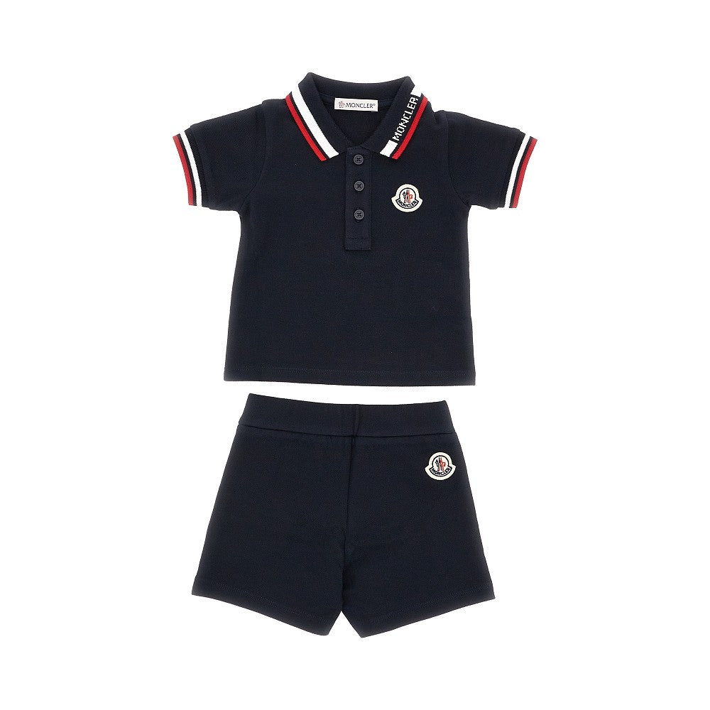 Two-piece cotton piquet set