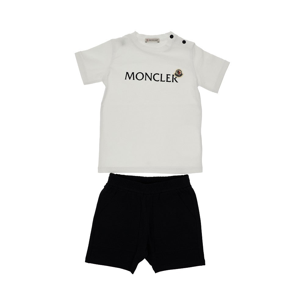 Stretch jersey two-piece set