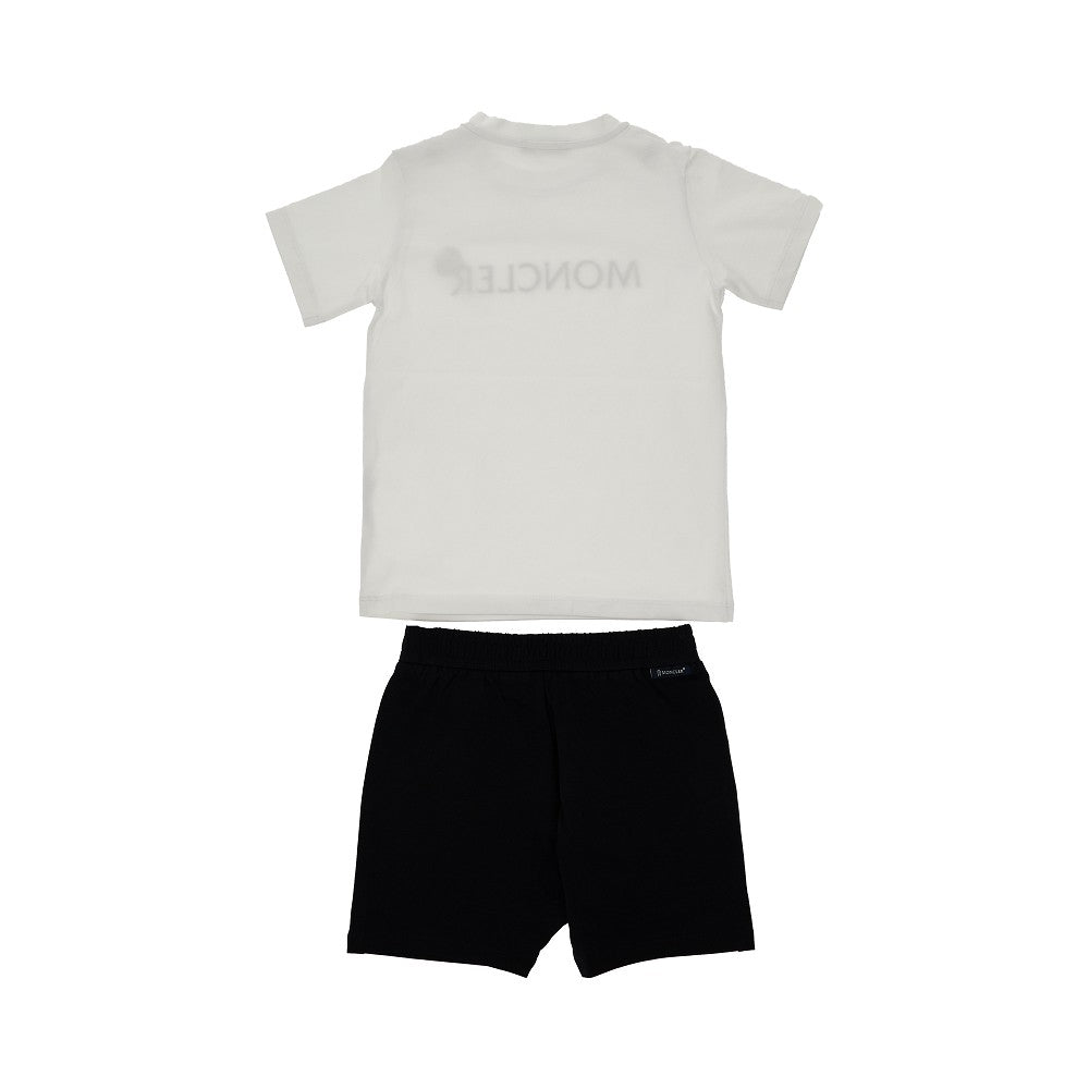 Stretch jersey two-piece set