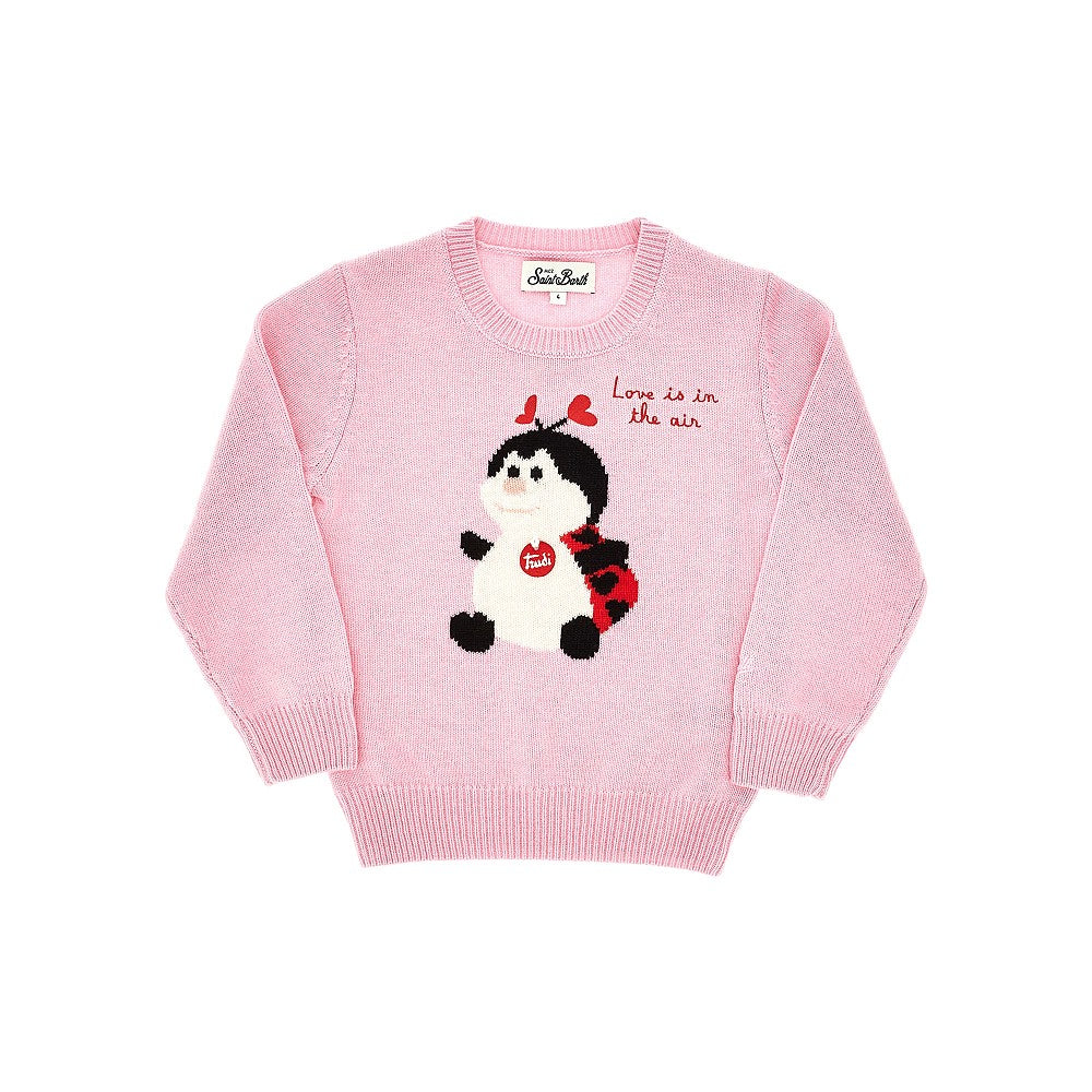 'Trudi Ladybug' wool blend sweater