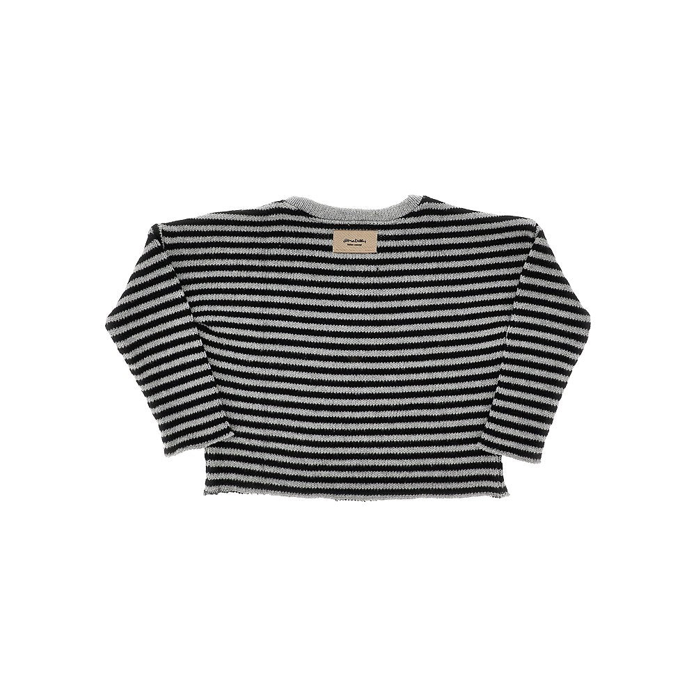 Pullover in misto cotone con patch stella