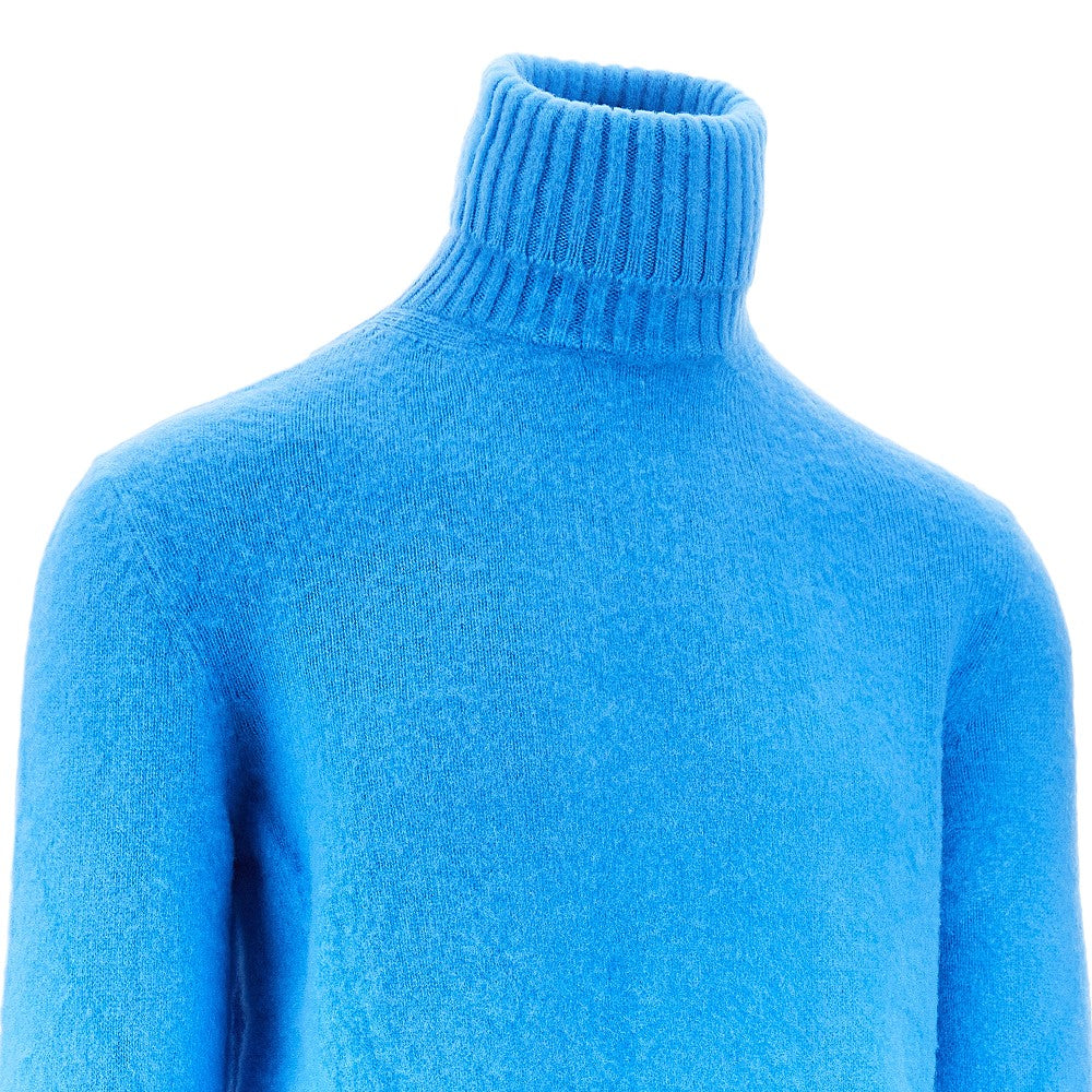 Virgin wool turtleneck sweater