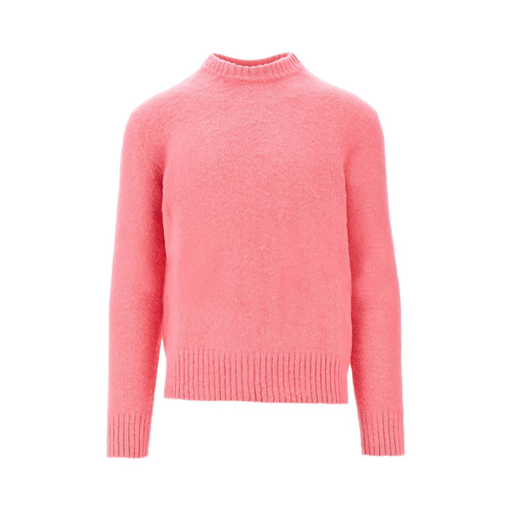 Virgin wool crewneck sweater