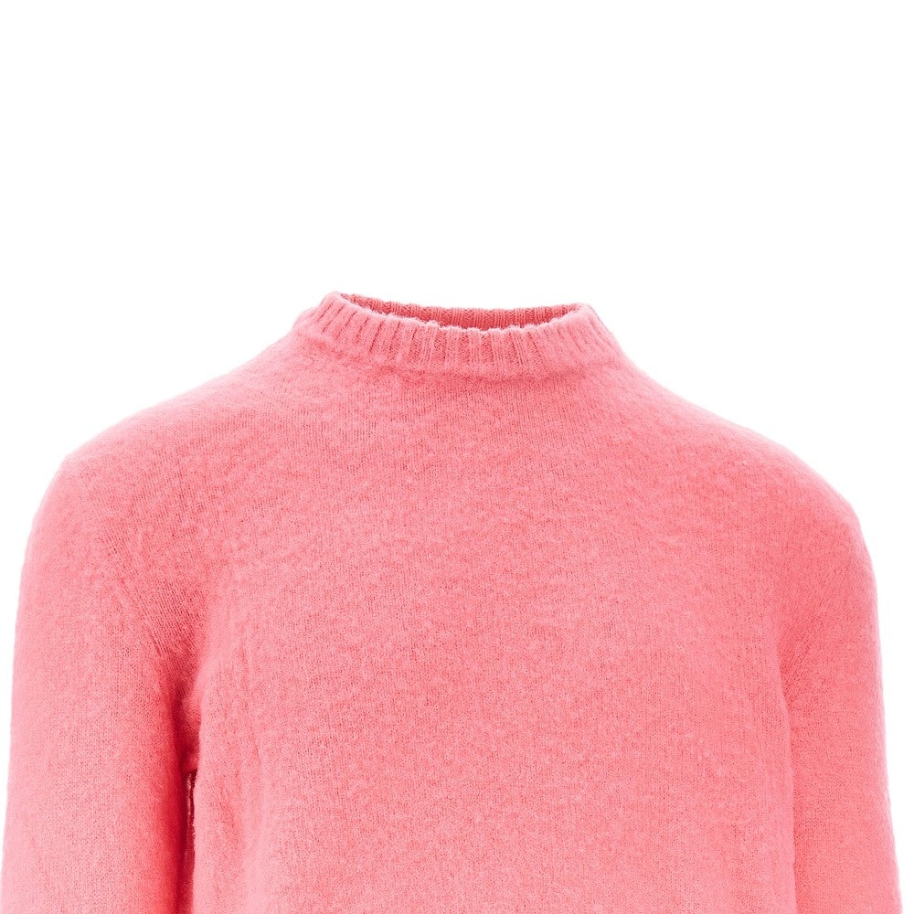 Virgin wool crewneck sweater