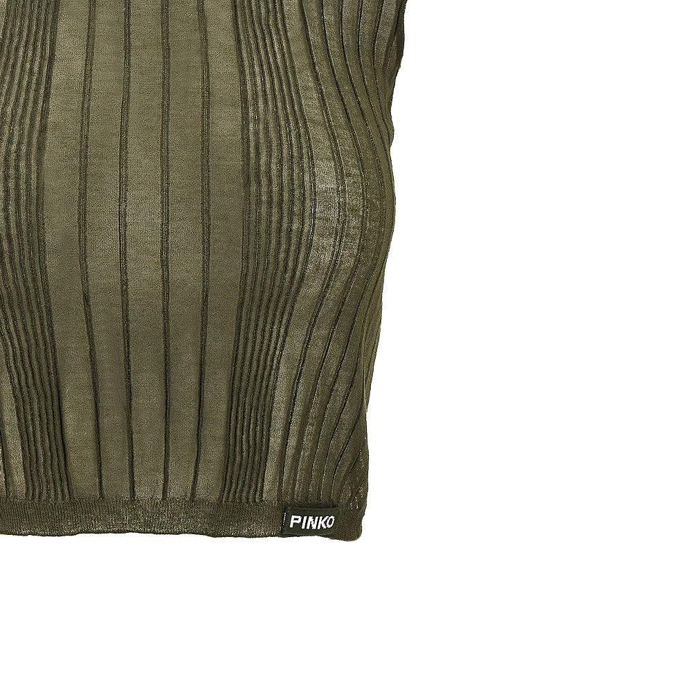 Top in maglia crepe