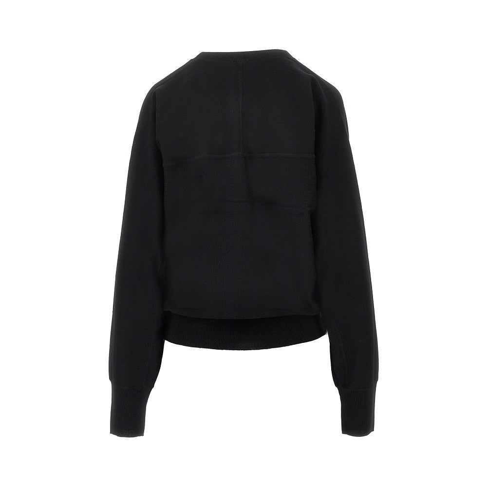 Knitted sweater with Love Birds logo