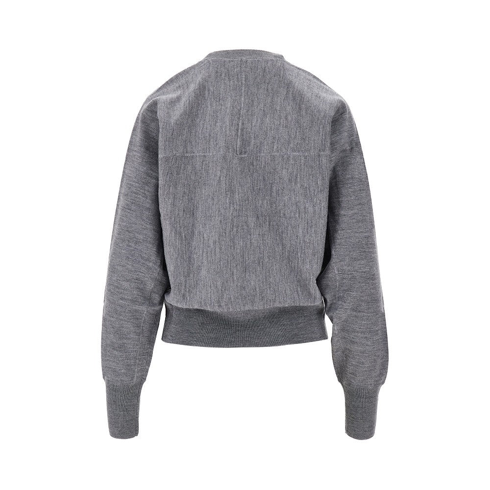 Pullover in maglia con logo Love Birds