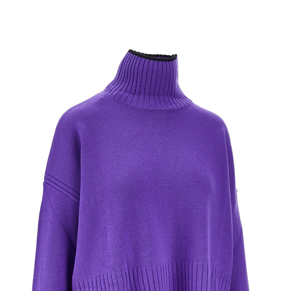 Wool and cashmere turtleneck sweater