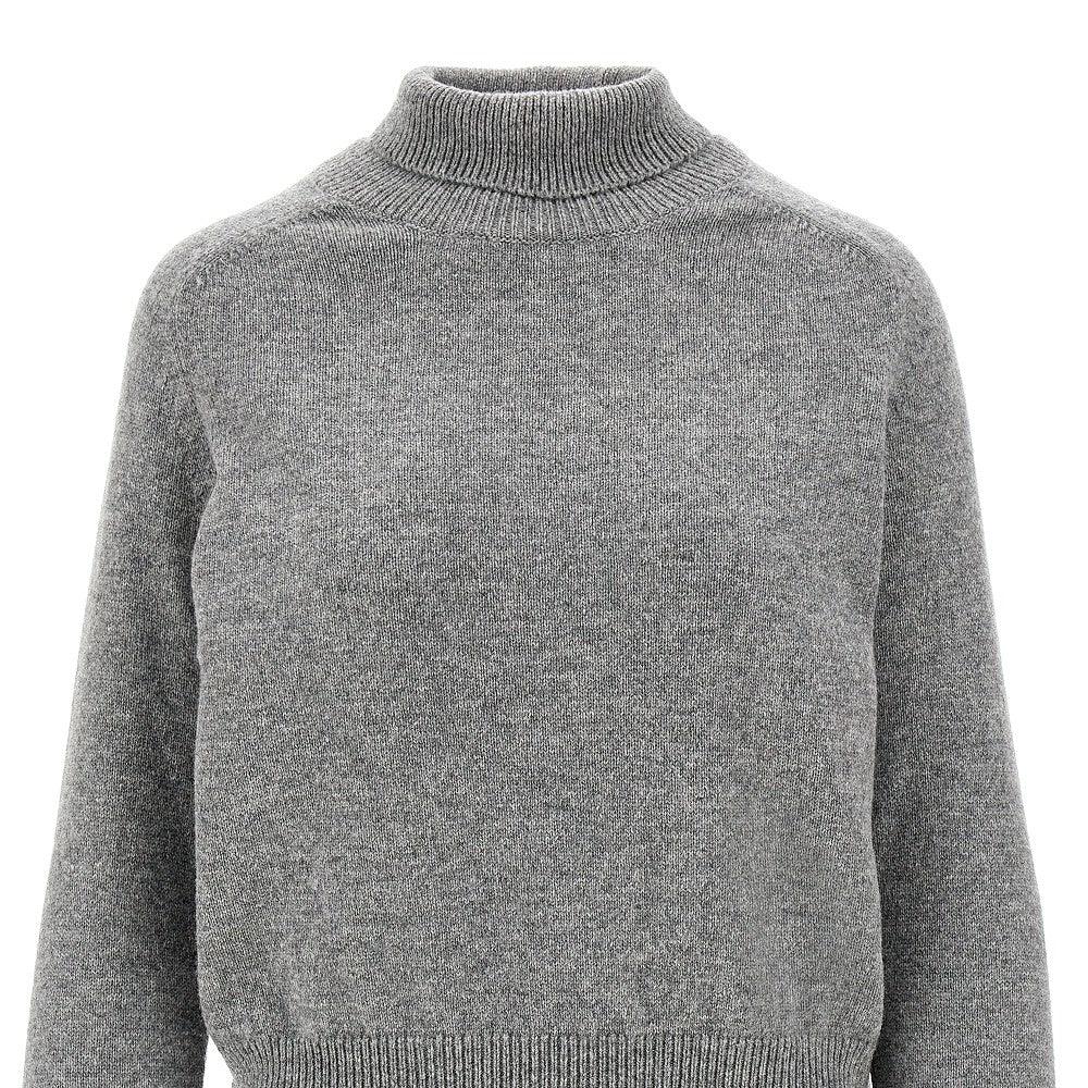 Wool turtleneck sweater