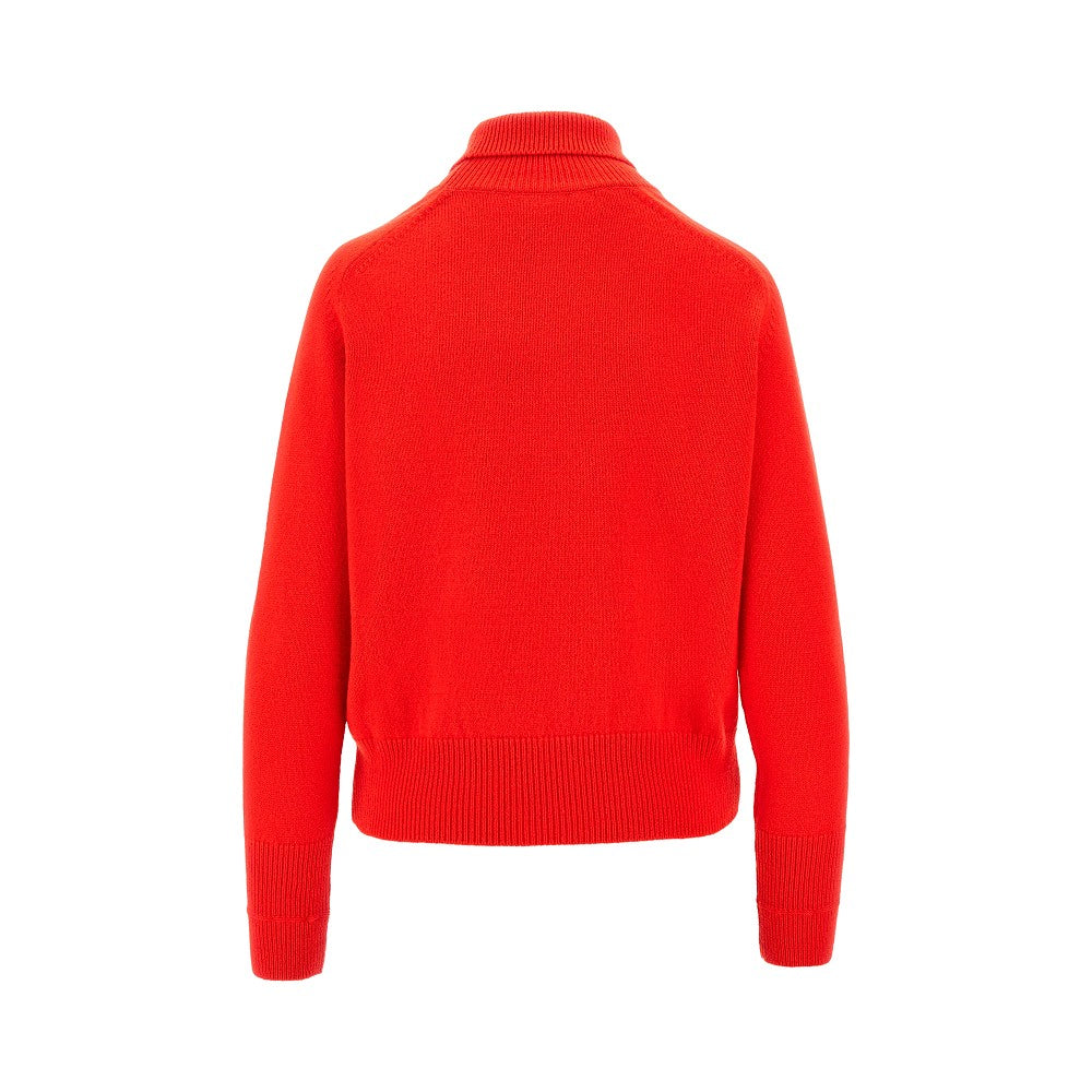 Wool turtleneck sweater