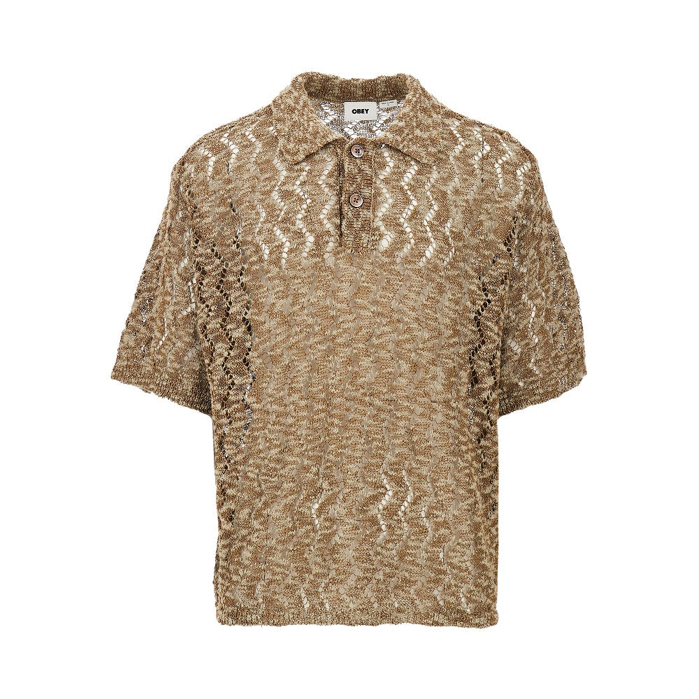 'Andre' knitted polo shirt