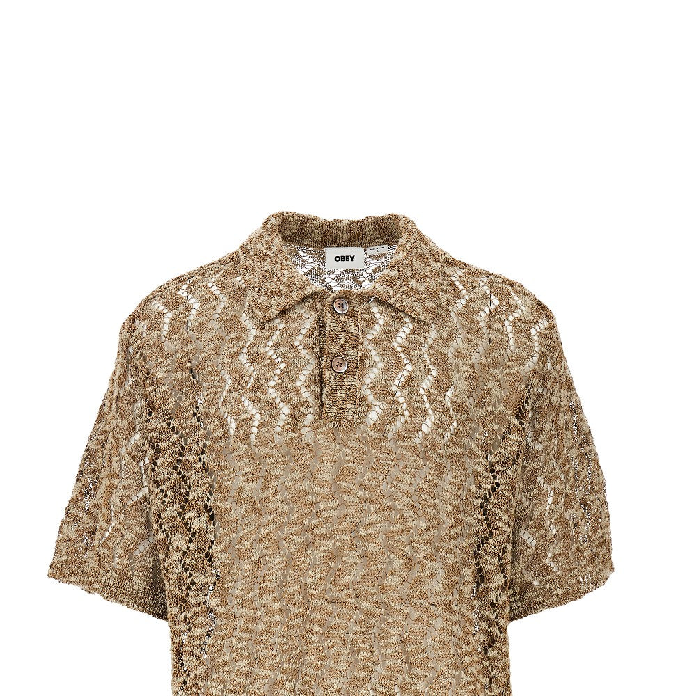 'Andre' knitted polo shirt
