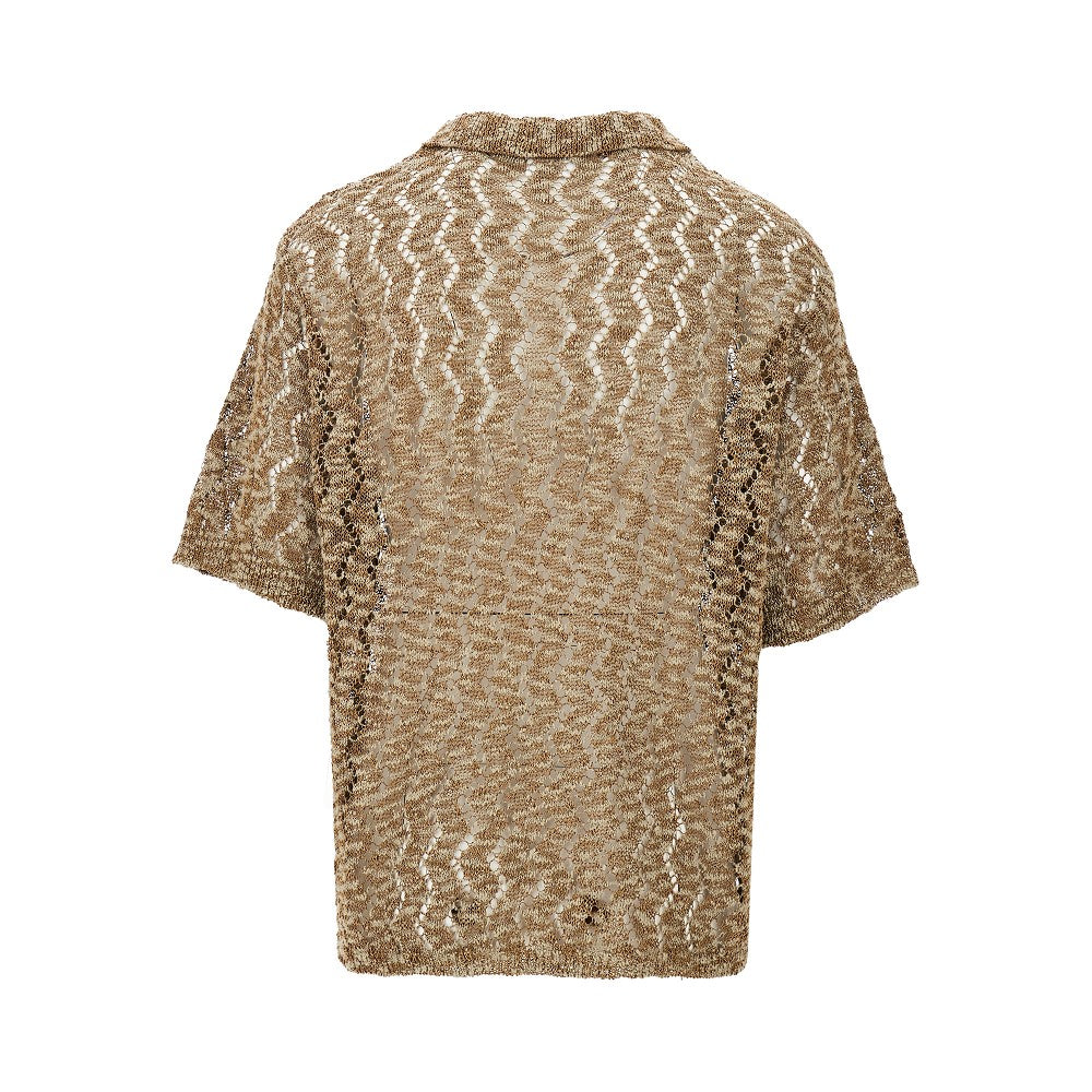 'Andre' knitted polo shirt