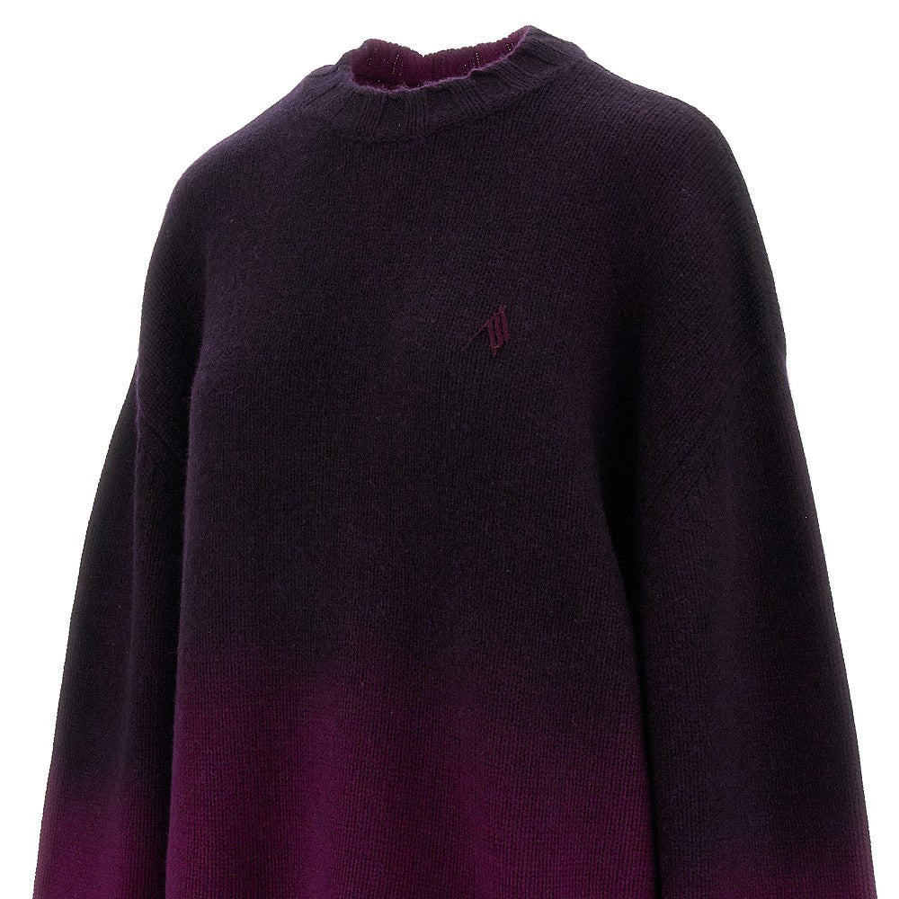 Pullover oversize con effetto degradé