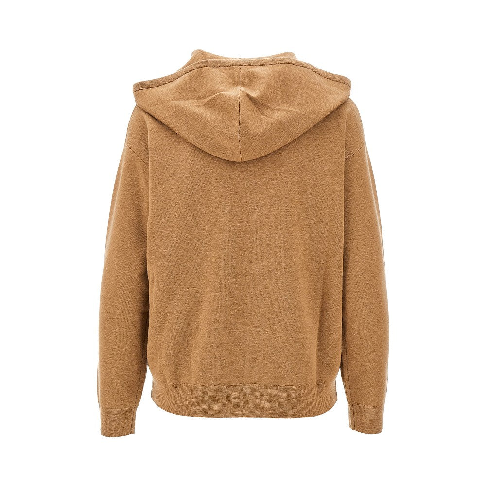 Felpa in maglia con motivo MaxMaraGram