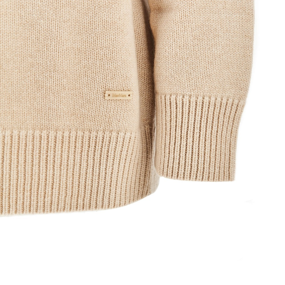 Felpa con cappuccio in maglia