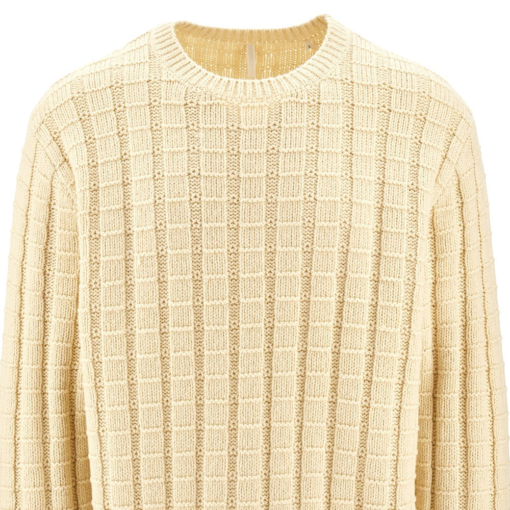 Pullover in lana e cotone