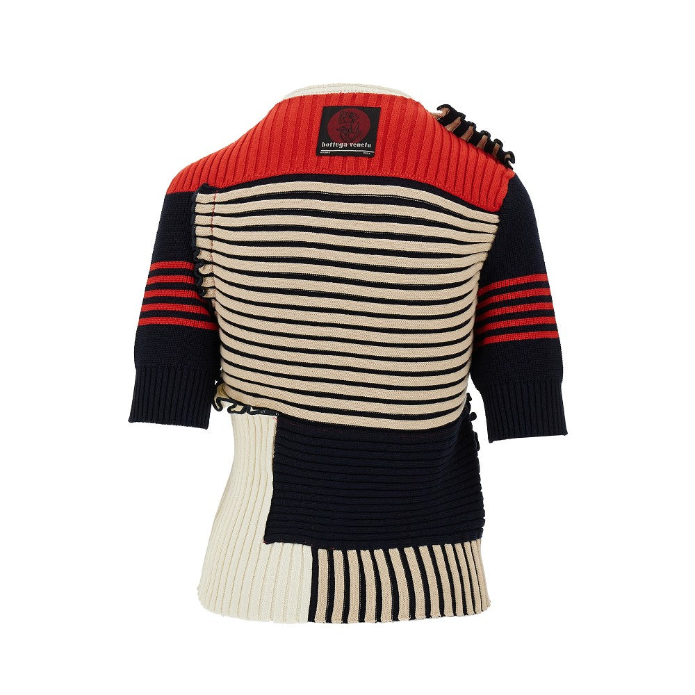 Pullover patchwork in cotone