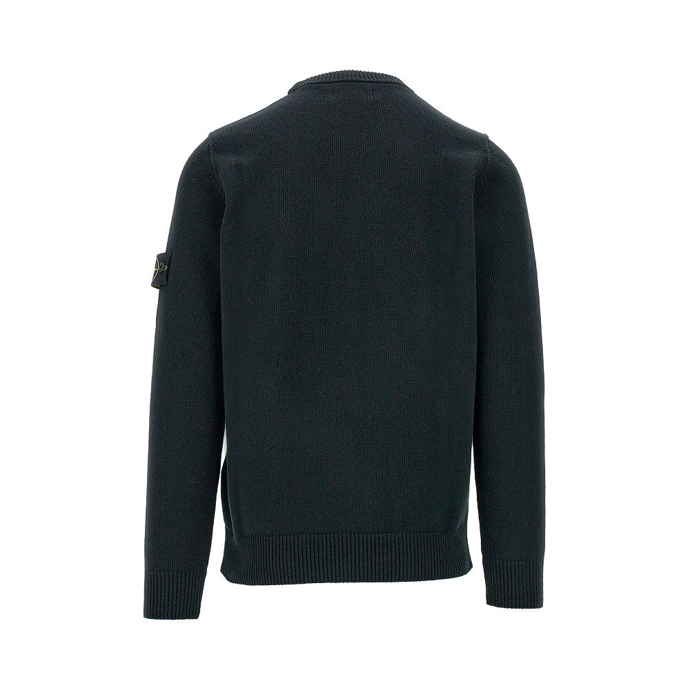 Wool-blend crewneck sweater