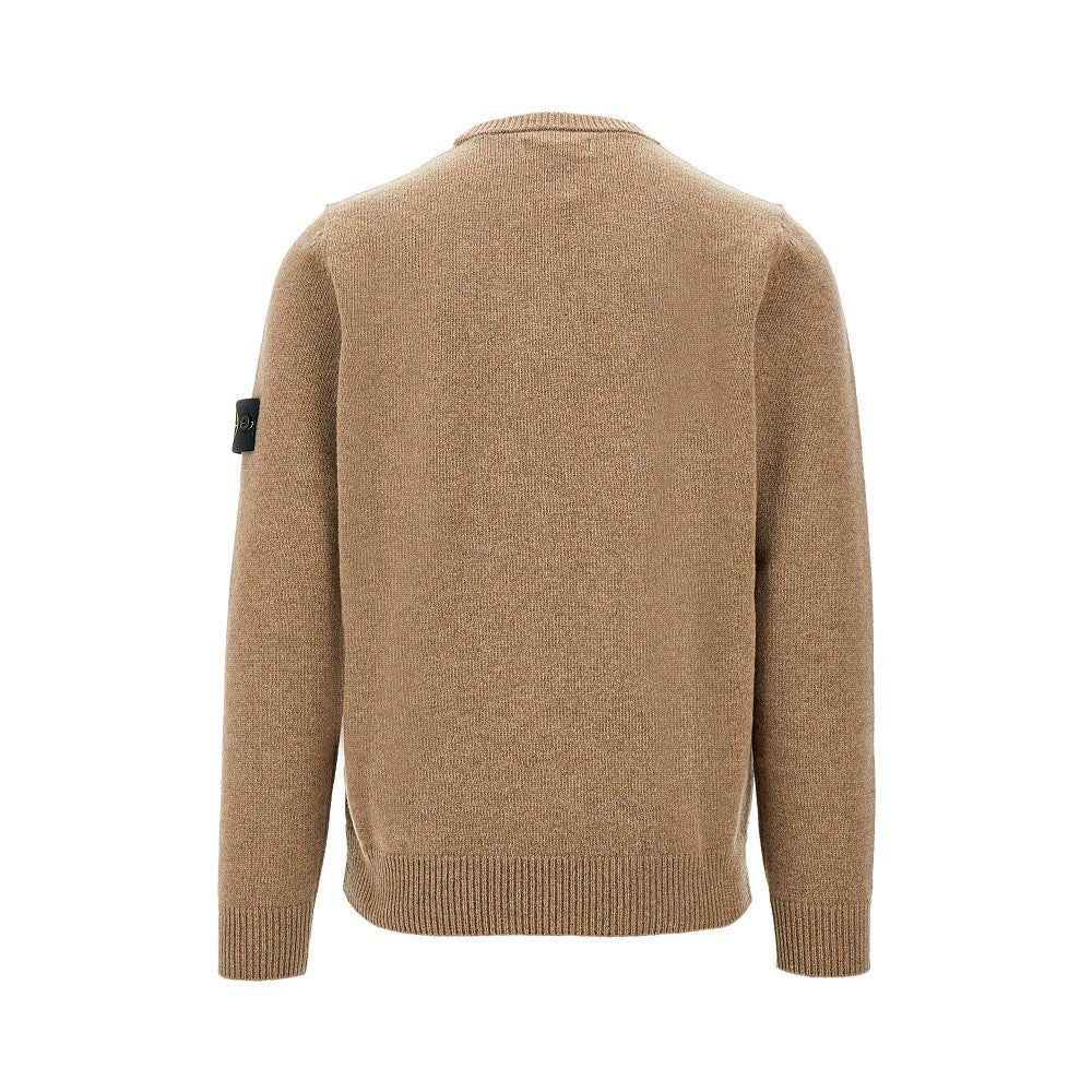 Wool-blend crewneck sweater