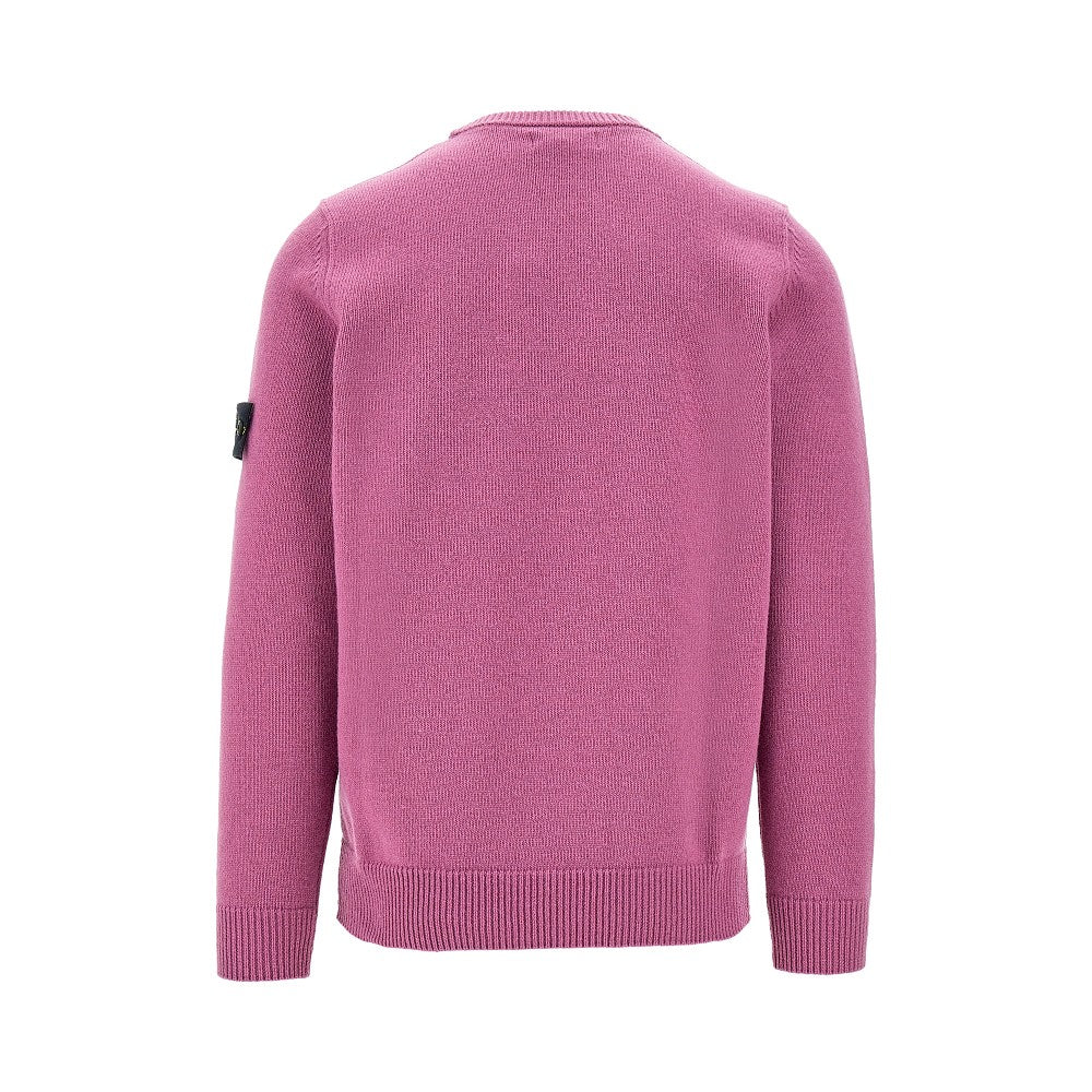 Wool-blend crewneck sweater